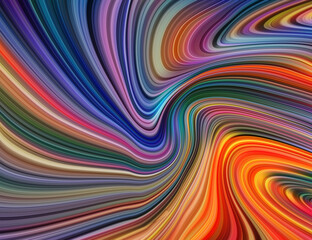 Obraz premium Bright background lines wave abstract stripe design