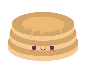 cute pancakes pile