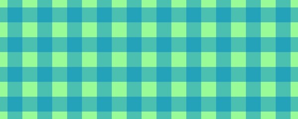 Banner, plaid pattern. Pale Green on Blue color. Tablecloth pattern. Texture. Seamless classic pattern background.