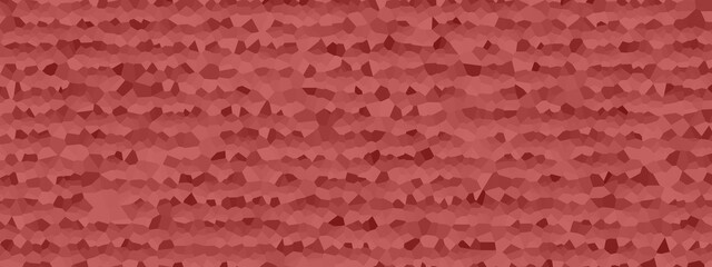 Banner of abstract detailed geometrical background Fire brick color. Random pattern background. Texture Fire brick color pattern background.