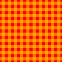 Plaid pattern. Red on Yellow color. Tablecloth pattern. Texture. Seamless classic pattern background.