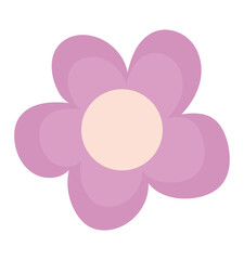 purple flower design