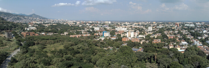 Fototapeta na wymiar Santiago de Cali Colombia view of the city