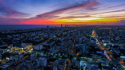 Obraz premium Bella Vista, Santo Domingo, República Dominicana.