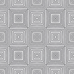 Exotic seamless pattern. Black symmetrical