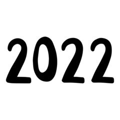 Merry Christmas. Happy New Year, 2022, 2023, 2024. Typography. Vector logo, emblem, text design. Usable for banners, greeting cards, gifts