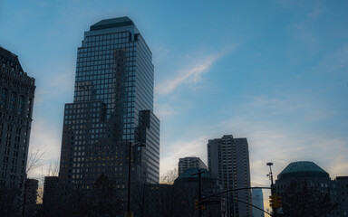 Obraz premium city skyline