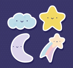 four good night icons