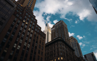 Fototapeta na wymiar building in the Manhattan city