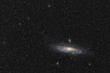 Obraz premium The Andromeda Galaxy M31 on the night sky