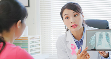 Obraz premium breast cancer diagnosis