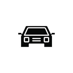Car, Automobile, Transportation Solid Icon, Vector, Illustration, Logo Template. Suitable For Many Purposes.