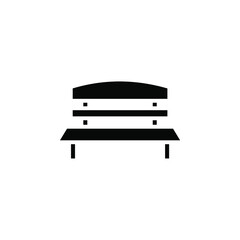 Chair, Seat Solid Icon, Vector, Illustration, Logo Template. Suitable For Many Purposes.