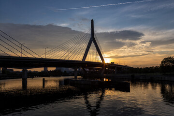 Zakim Bridge in Boston Massachusetts