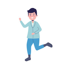 boy with winter clothes