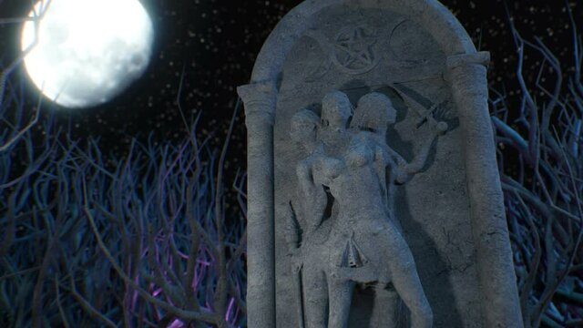 Hekate statue hecate greek paganism