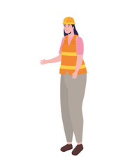 engineer woman standing
