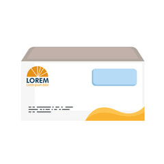 open envelope of card stationery