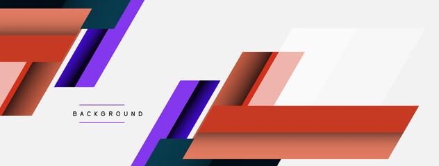 Obraz premium Background. Geometric diagonal square shapes and lines abstract composition. Vector illustration for wallpaper banner background or landing page