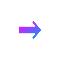 Arrow sign icon