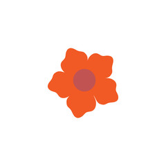 Flower icon design template vector isolated
