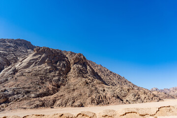 mountains in egypt. the mountain range of Egypt. travel in egypt. deserts of egypt