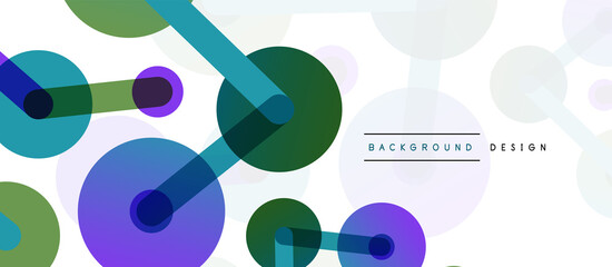 Network concept abstract background. Dots connection. Big data idea. Business template for wallpaper, banner, background or landing