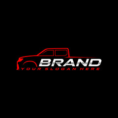 truck pickup logo template © TFamz