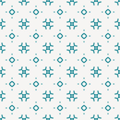 Abstract seamless pattern with various shapes. Geometric pattern for fabric. Textile background.