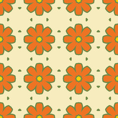 Abstract seamless pattern with various shapes. Geometric pattern for fabric. Textile background.