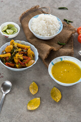 Food items on a background with use of selective focus 