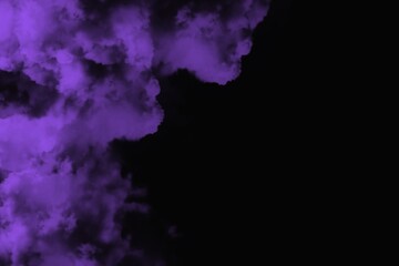 Purple smoke, nebula. Abstract clouds of color smoke colorful texture background.