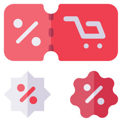 Coupon Discount flat icon