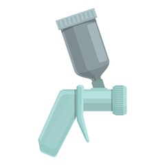 Air painter icon cartoon vector. Spray gun. Car auto