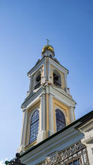 Fototapeta na wymiar The bell tower of the Resurrection Church