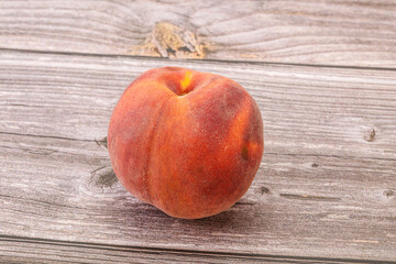 Fresh ripe sweet peach fruit