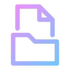 document gradient icon