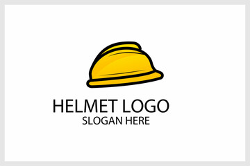 Fototapeta premium construction helmet design logo .vector premium