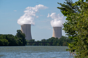 Nuclear power plant of golfech, France