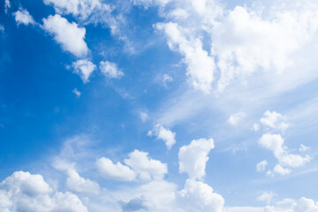 A Beautiful sky with clouds in the atmosphere background