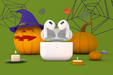 Wireless Pods Halloween