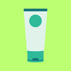 Hand Cream Cartoon Flat Vector Illustration