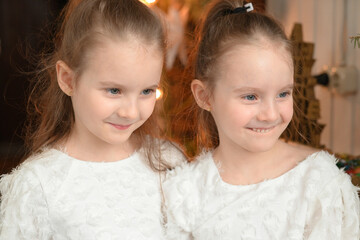 two little girls