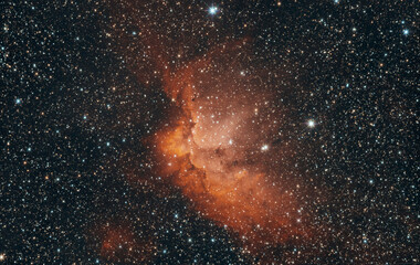 NGC 7380 Zauberer Nebel