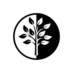 Tree of life icon isolated on white background