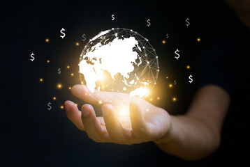 The business concept extends to support a global network and global information exchange.