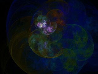 Imaginatory fractal abstract background Image