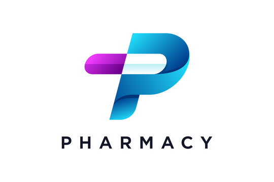 Letter P Pharmacy logo