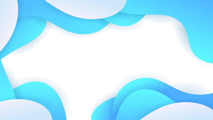 Wave Geometric Blue Colorful abstract Design Background