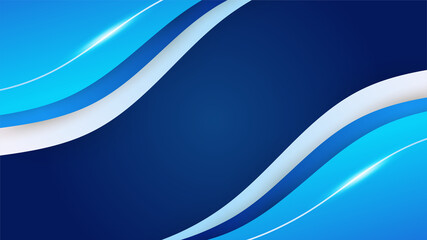 Wave Geometric Blue Colorful abstract Design Background